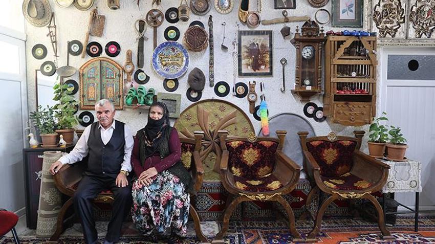Nevşehir'de bu evin her kapısı geçmişe açılıyor: Biriktirdiği antikalarla evini müzeye çevirdi
