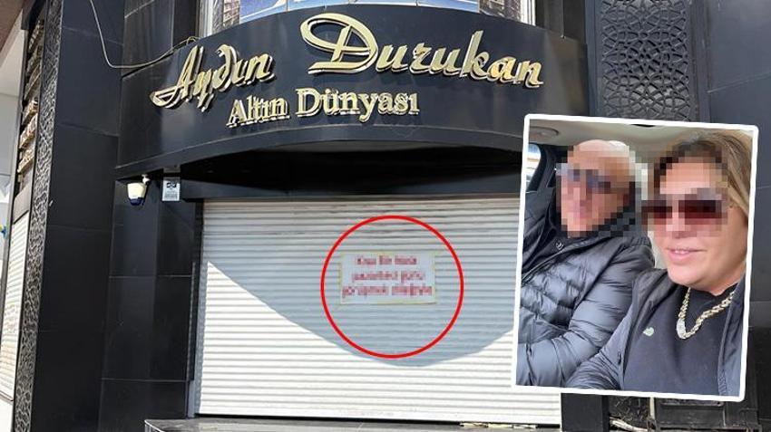 Kırşehir'de kuyumcu vurgunu! Alacaklılar kapıya dayandı; Kepenge astığı yazıyla adeta müşterileriyle dalga geçti