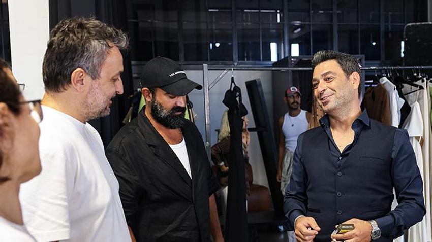 Alya ile Cihan objektiflere yakalandı! Uzak Şehir afiş çekiminden renkli anlar