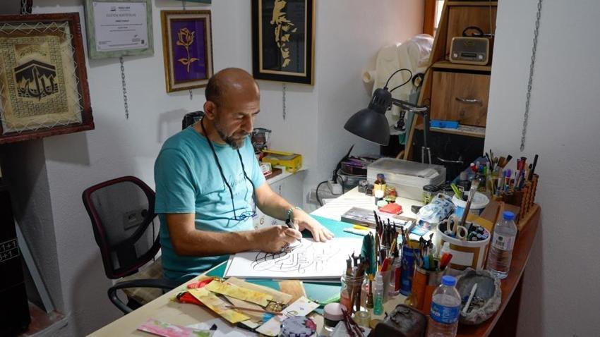 Manisa'da hem terapi hem sanat: Gelecek nesillere aktarıyor