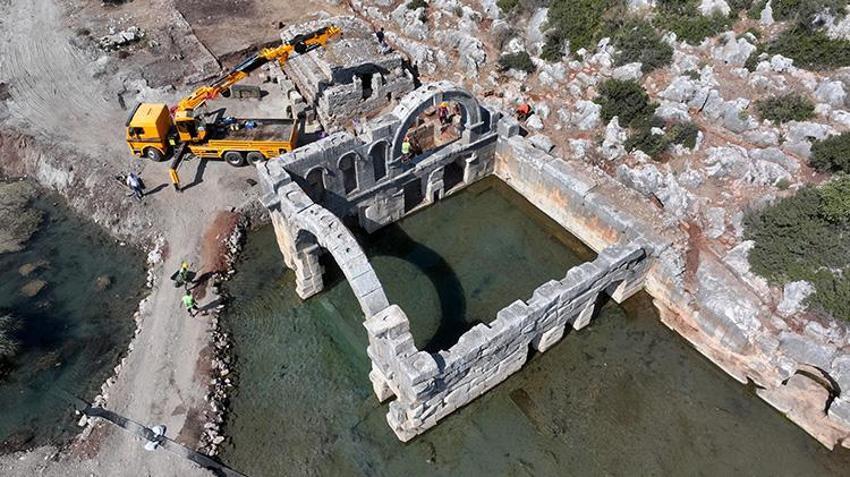 Antalya'da Roma mirası sağlık yapısı 1850 yıl sonra yeniden şifa dağıtacak: Şifalı sular turizme açılıyor!