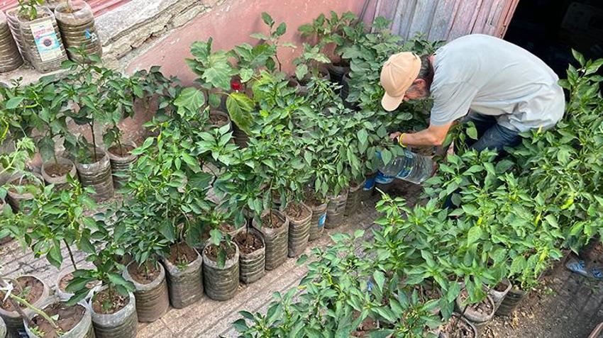 Eskişehir'in göbeğinde kendi cennetini yarattı! Günde 8 saatini 18 metrekarede geçiriyor