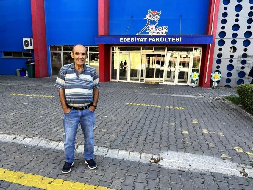 Gençlere örnek olmak istedi, kendi hayalini gerçekleştirdi: 60 Yaşında emekli olduktan sonra üniversiteyi kazandı!