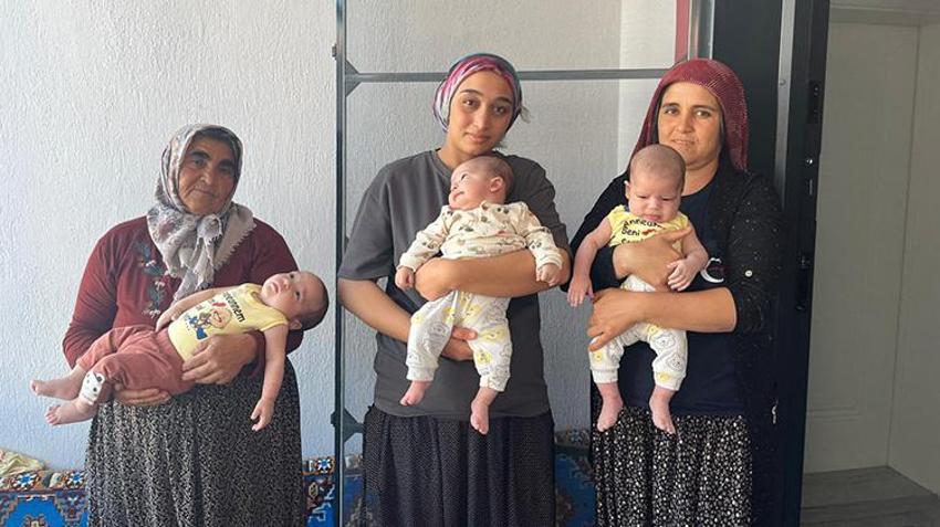 Üçüz bebeklerin annesinin sözler Aksaray Valiliği'ni harekete geçirdi: Her annenin hayali olan beşik ile bebek arabası alamadık