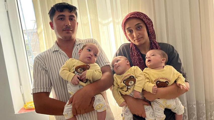 Üçüz bebeklerin annesinin sözler Aksaray Valiliği'ni harekete geçirdi: Her annenin hayali olan beşik ile bebek arabası alamadık