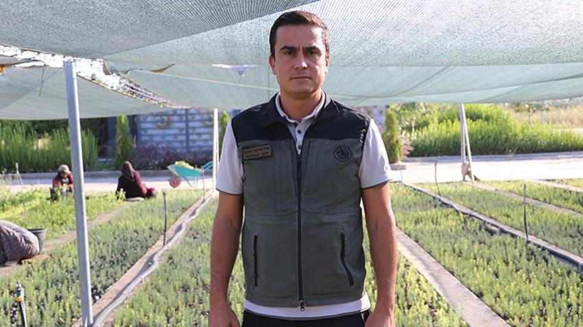 Kayseri'de yetiştirilen fidanlar akciğerlerimize yeniden nefes olacak