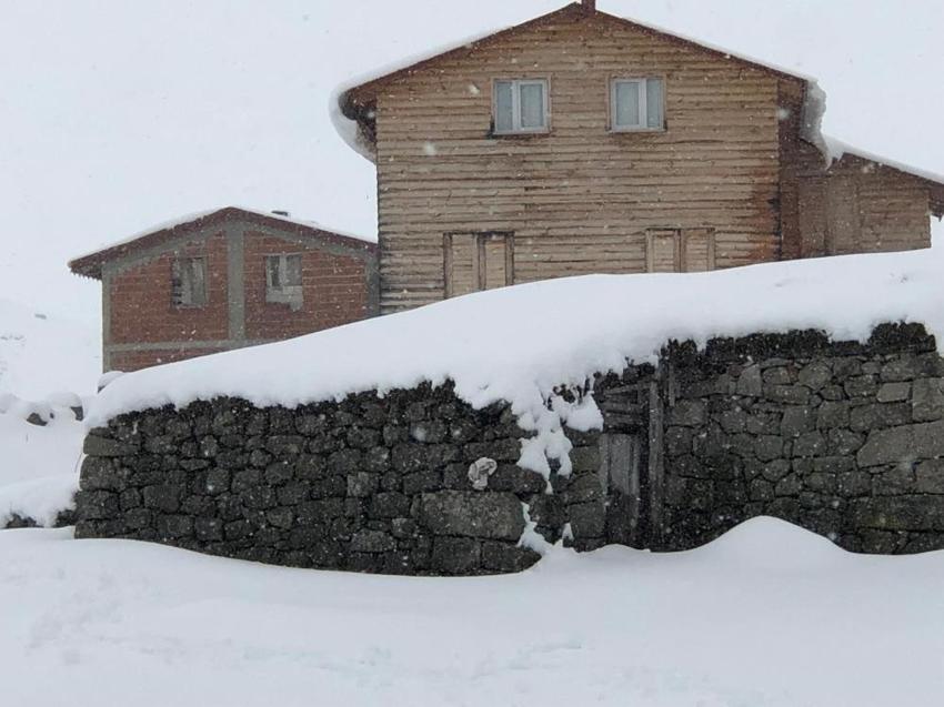 Eylül ayında 50 santime ulaştı! Rize'de kar kış yükleniyor