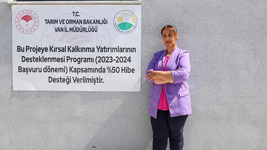Van'da girişimci kadın devlet desteğiyle işinin patronu oldu! 50 kişiye istihdam alanı açtı
