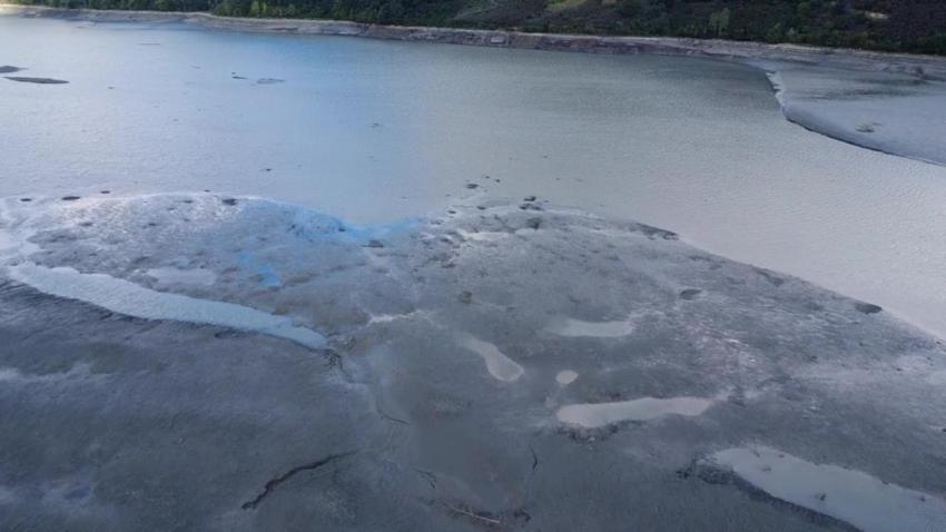 Samsun'un saklı cennetinde sular çekildi: Kara ortaya çıktı