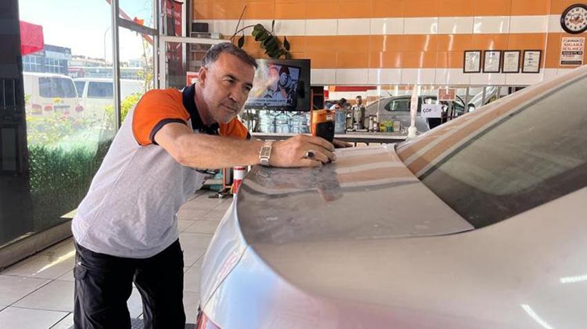 Konya'da iki parça değişen olarak bildiği aracı ekspertize götüren vatandaş şoke oldu!