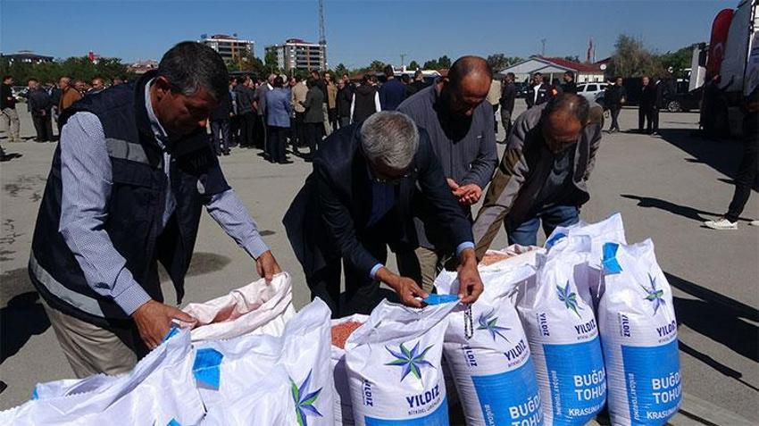 Van'da tarıma büyük destek! 11 bin 322 ton ücretsiz dağıtıldı