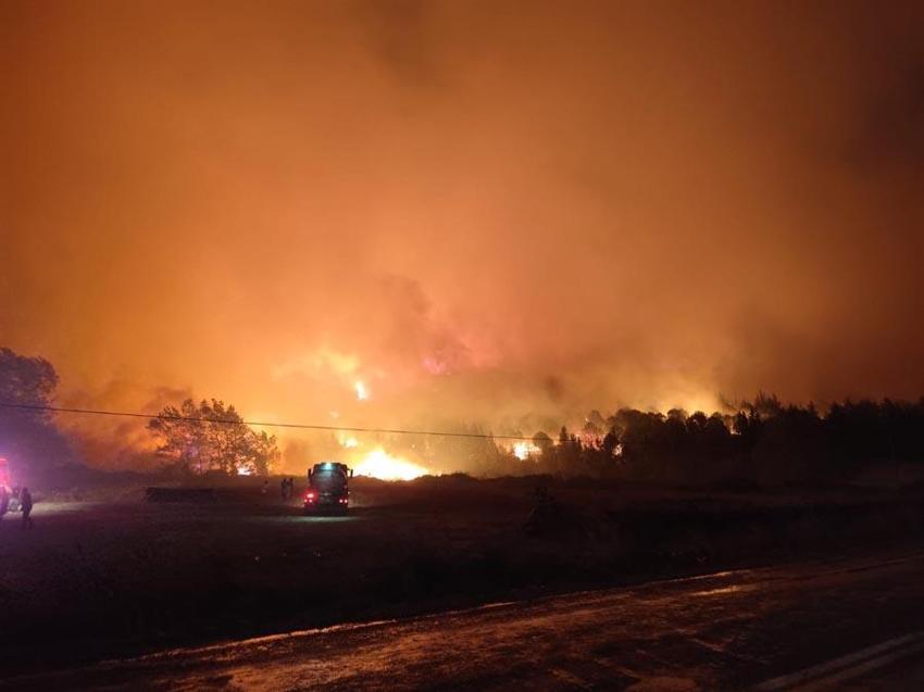 Bursa'da kabus geri döndü! Orman yangını rüzgarın etkisiyle büyüdü...