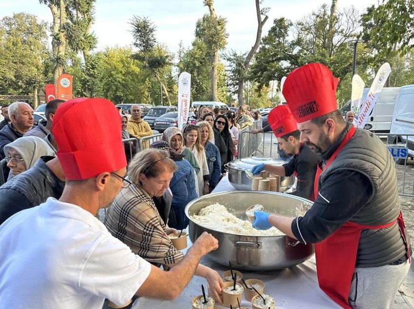 Edirne'de Topraktan Sofraya Edirne Gastronomi Festivali! Türkiye'nin en büyük tenceresinde 6 ton pilav pişirildi