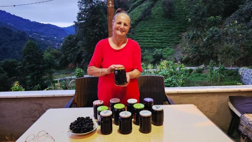 Artvinli kadınların imece usulü kışlık hazırlıkları başladı