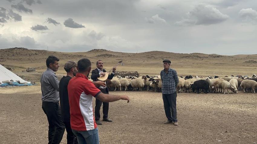 Kars'ta renkli görüntüler: Bahar doğumları için asırlık koç katım geleneği devam ediyor!