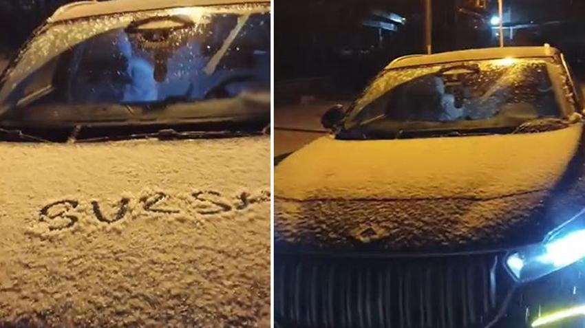 Susuz kalan Bursa'da sevindirici haber! Uludağ'da yılın ilk karı yağdı