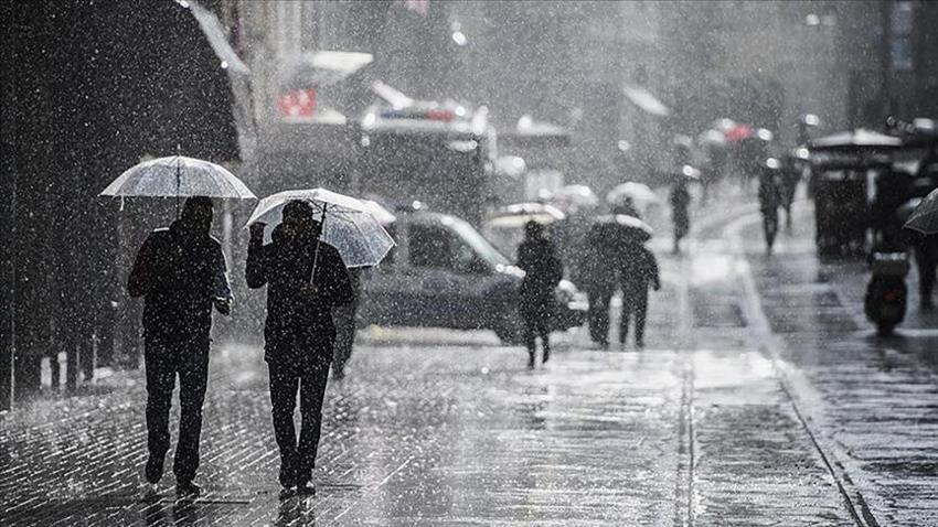 Meteoroloji'den kuvvetli yağış uyarısı: 8 il için sarı kodlu uyarı geldi! Sıcaklıklar 6 derece birden düşecek