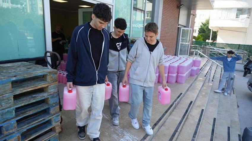 Samsun'da fabrika gibi lise! Yurtlar ve hastanelerin temizlik malzemesi ihtiyacını karşılıyorlar: Yıl sonu ciro hedefi 20 milyon TL