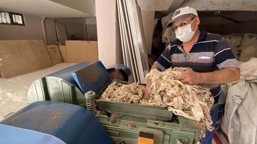 Çorum'da yün yorgana talep patladı, randevular 3 ay sonraya veriliyor!