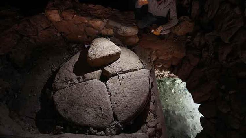 Mardin'de temizlenen eski değirmende paha biçilemeyen bir eser bulundu! Bin 500 yıllık tarihe sahip