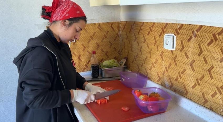Yüksekova'da bahçeden alıp müşteriye veriyor! Aile dağ evinde destan yazıyor