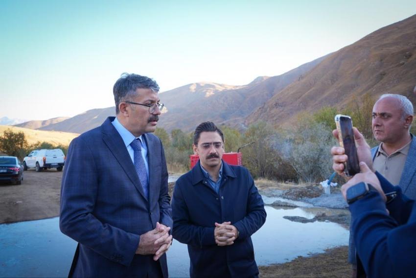 Hakkari'deki dev yatırımda sona geliniyor! Vali çalışmaları yerinde inceledi