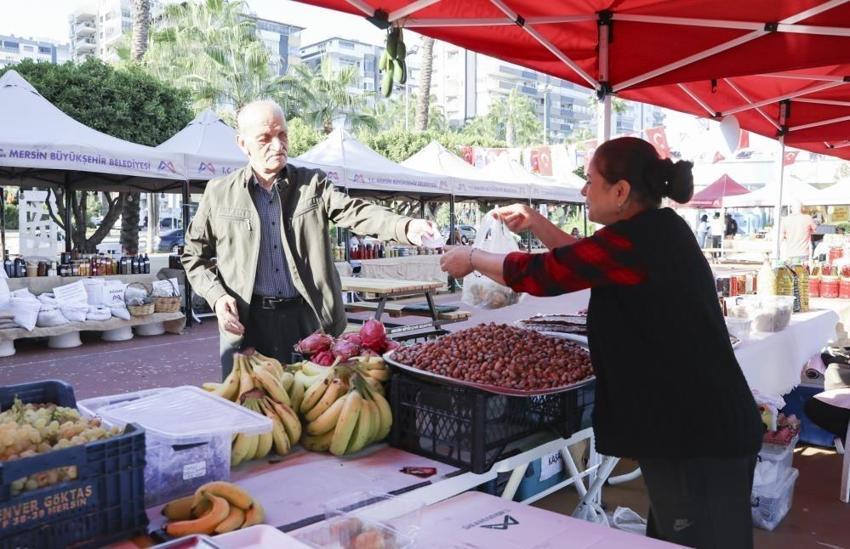 Hasat Pazarı Mersin'de açıldı! 19 Ekim'e kadar devam edecek