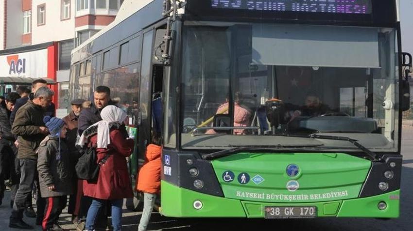 Kayseri'de toplu taşımaya zam! İşte yeni ücret tarifesi