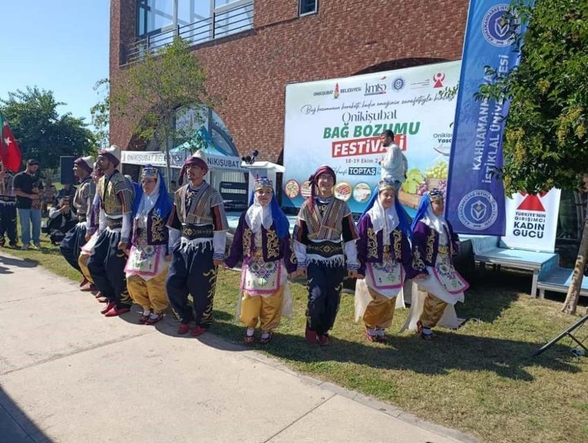 Kahramanmaraş'ta 'Kadın emeği' vurgulu Geleneksel Bağ Bozumu Festivali başladı!