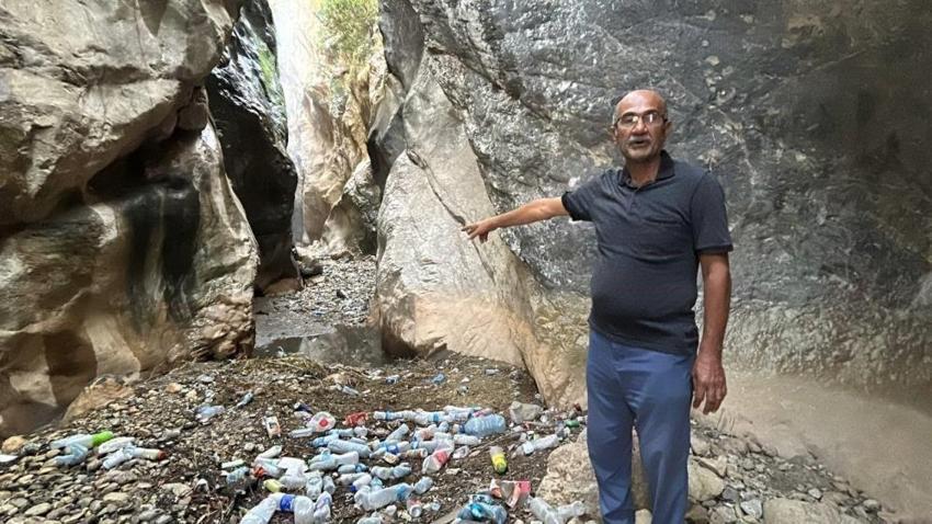 Hatay'da 65 yıllık kanyon kurudu!