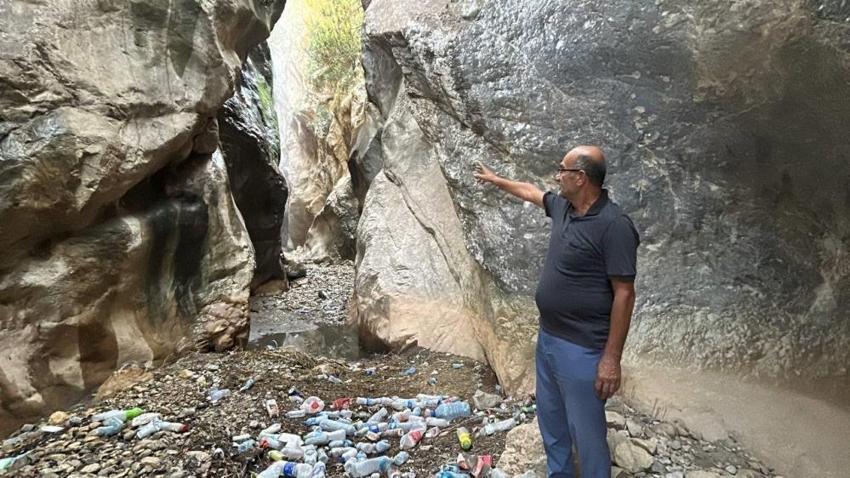 Hatay'da 65 yıllık kanyon kurudu!