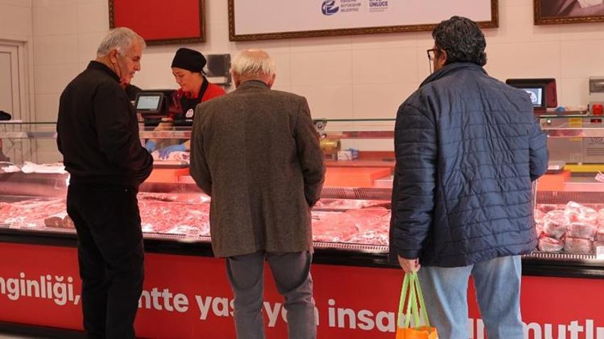 Eskişehirlilere ucuz et müjdesi! Kilosu 490 liradan satışlar başladı