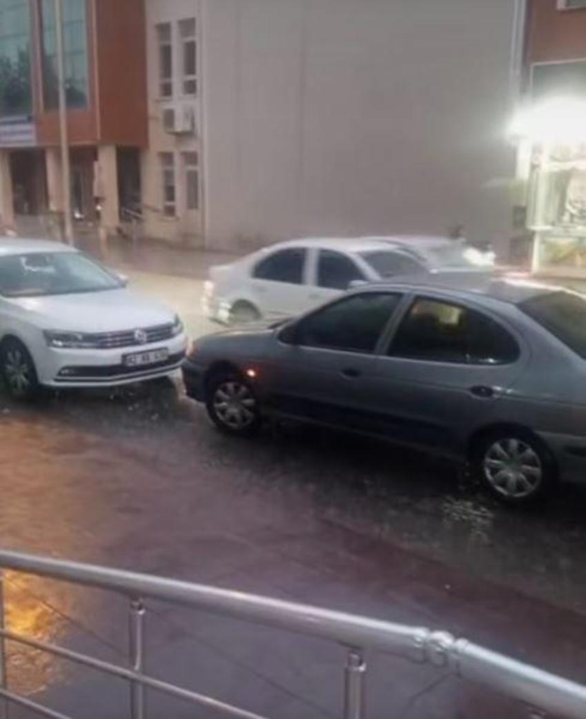 Konya'da 15 dakika sürdü! İlçe halkı sevinçle karşıladı