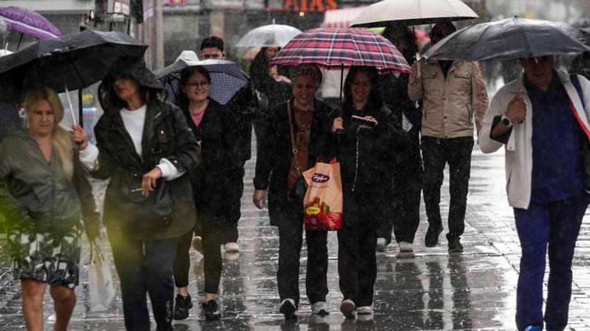 Meteoroloji 39 ili uyardı: Gök gürültülü sağanak yağışlar kuvvetli geliyor