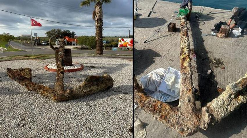 Bozcaada açıklarında 80 metreden çıktı! 3 ton ağırlığında, tam 200 yıllık!