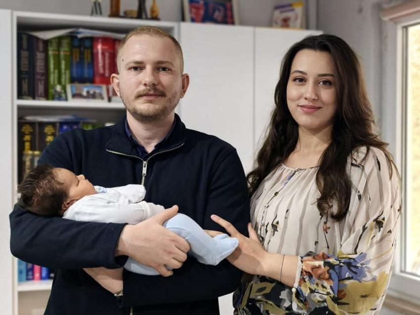 Bursa'da doğan bebek kilosu ve boyuyla görenleri hayrete düşürdü!