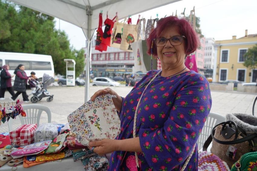 Samsun'da kadın eliyle üretilen ürünler görücüye çıktı