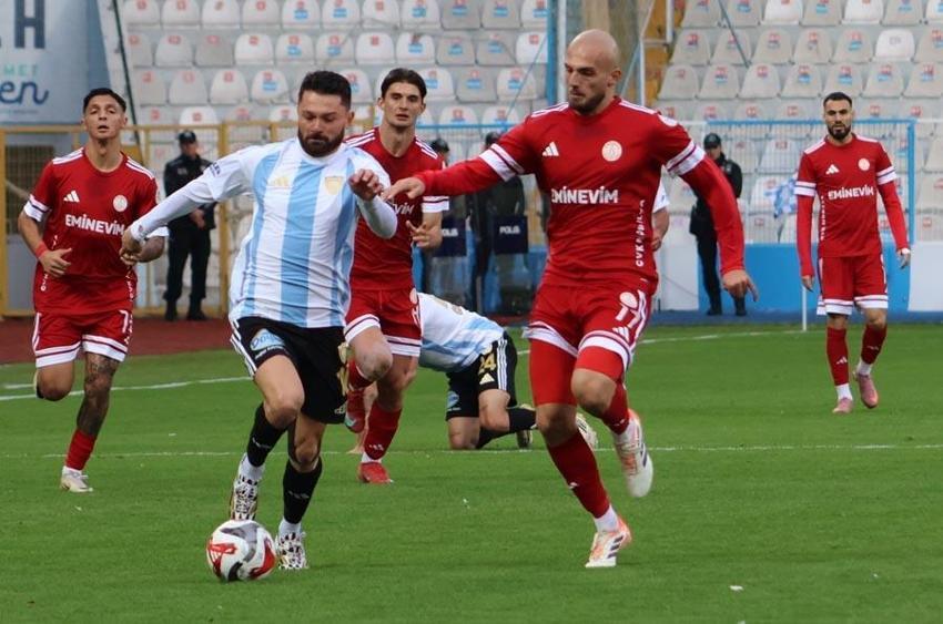 Erzurumspor FK-Ümraniyespor maçında 3 puan 2 golle geldi