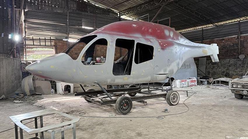 Tekirdağlı usta hurda araçlarla başladı, şimdi helikopter yapıyor! Yurt dışından gelen siparişlere yetişemiyor