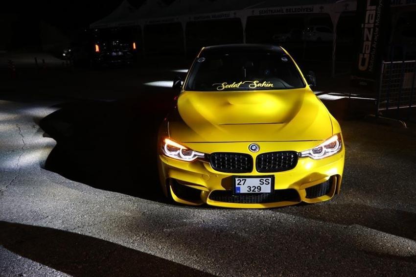 Gaziantep Şehitkamil'de modifiye araç tutkunları buluştu! Drift gösterileri nefesleri kesti