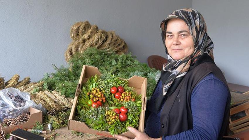 Burdur'da Noel hareketliliği! Bütün belde üretiyor: Almanya ve Hollanda'ya satılıyor