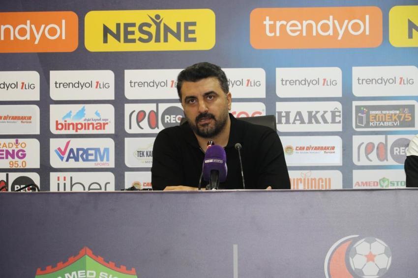 Amedspor sahasında 1 puana razı oldu! Rakipten övgü dolu sözler: 'Amedspor Süper Lig'de olmayı hak ediyor'