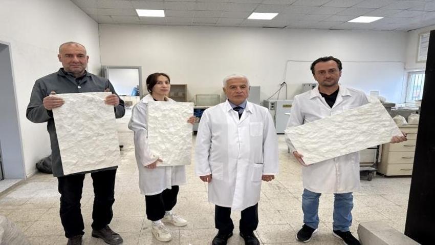 Afyon'da dev soruna çözüm bulundu! Mermer tozundan milyonlarca ton üretildi