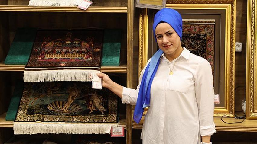 Nevşehirli kadın usta 'beyaz altını' işleyerek turistlere satıyor! Her şey babasının atölyesini gezmesiyle başladı