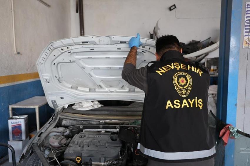 Nevşehir'de change araç operasyonu! 8 şüpheliden 3'ü tutuklandı