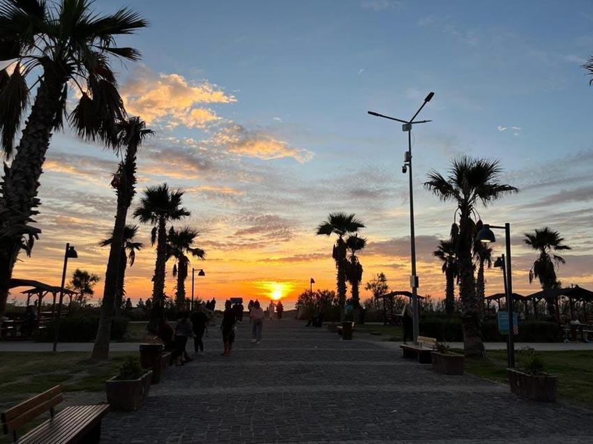 Hatay Samandağ'da gün batımı eşsiz manzara oluşturdu! Görsel şölene dönüşen görüntüler nefes kesti