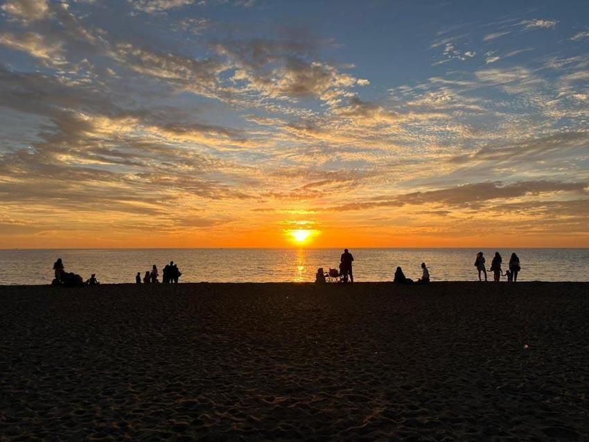 Hatay Samandağ'da gün batımı eşsiz manzara oluşturdu! Görsel şölene dönüşen görüntüler nefes kesti