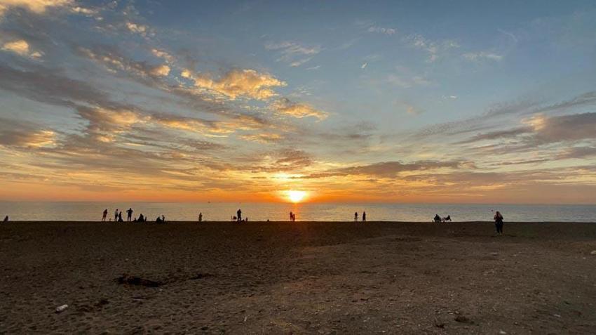 Hatay Samandağ'da gün batımı eşsiz manzara oluşturdu! Görsel şölene dönüşen görüntüler nefes kesti