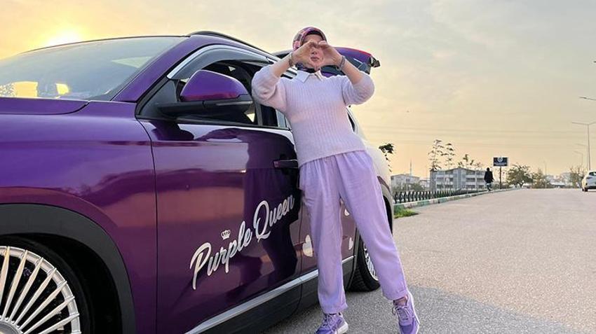 Bursa'da yaşayan kadın anahtardan el bezine, otomobiline kadar her şeyi mor yaptı: Hikayesini öğrenince şaşıracaksınız 'Arkadaşlarım bile şaşırıyor!'