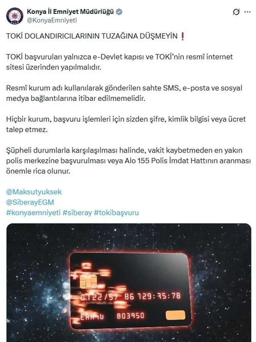 Konya'da herkes uyarıldı! Kritik günler geldi: e-devlet'te dolandırılmayın!